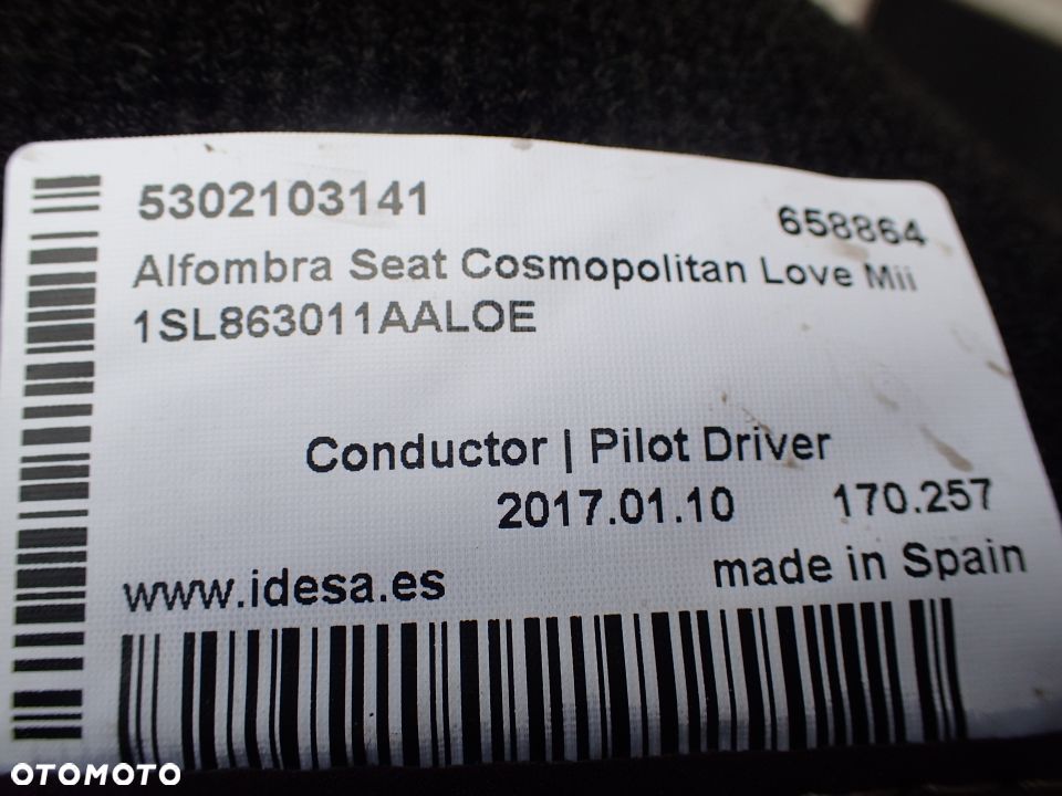DYWANIKI SEAT MII 1SL863011AA RADOM - 4