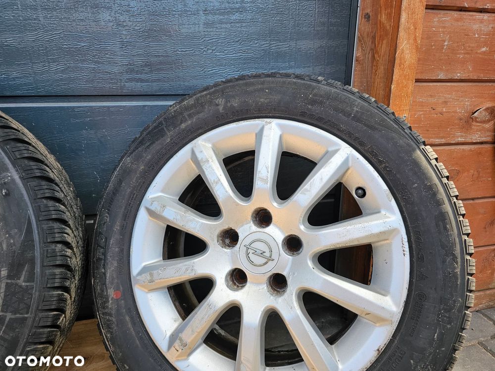 KOŁA FELGI ALUMINIOWE OPONY ZIMOWE OPEL VECTRA ASTRA ZAFIRA SIGNUM MERIVA 16 cali 5x110 ET37 205/55/16 - 5