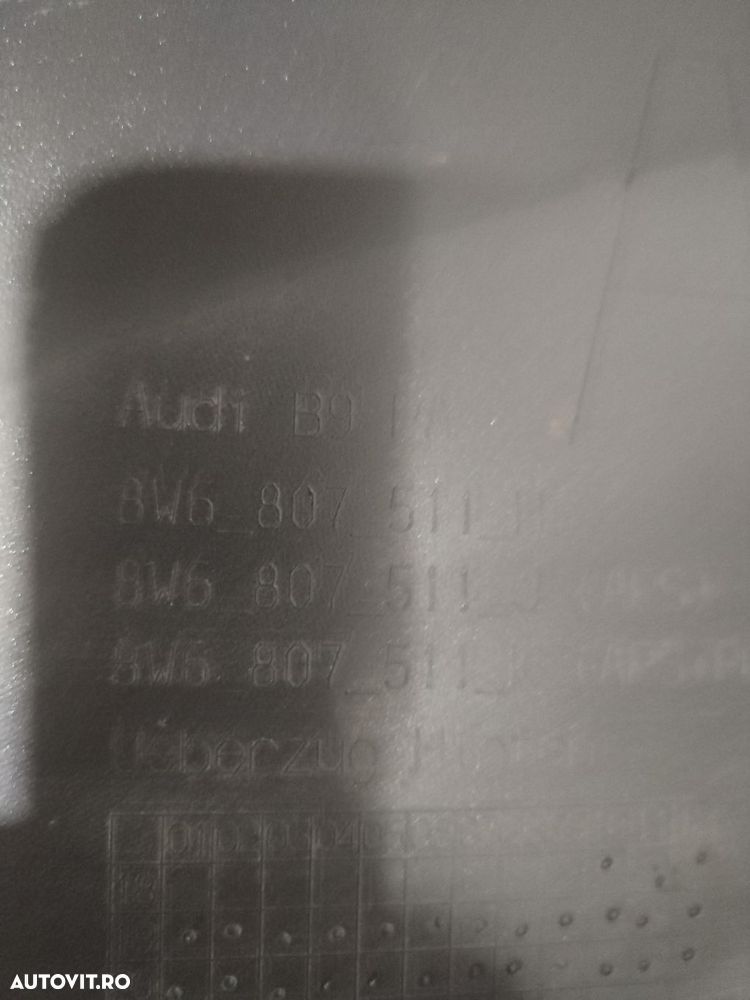 Bara spate Audi A5, S-Line facelift, 2020, 2021, 2022, 2023, 8W6807511H. - 14