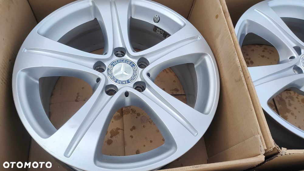 Oryginalne Felgi Aluminiowe Mercedes 17 5x112 7,5j et40 Czujniki - 4
