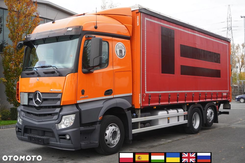 Mercedes-Benz Actros 2545 6×2 MP5 / FULL ADR / Firanka 17 EPAL - 1