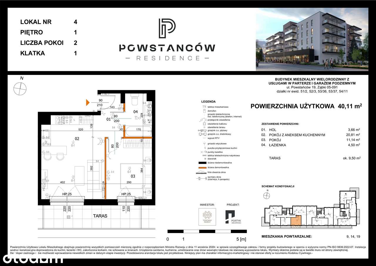 Mieszkanie w nowej inwestycji - centrum Ząbek – M04
