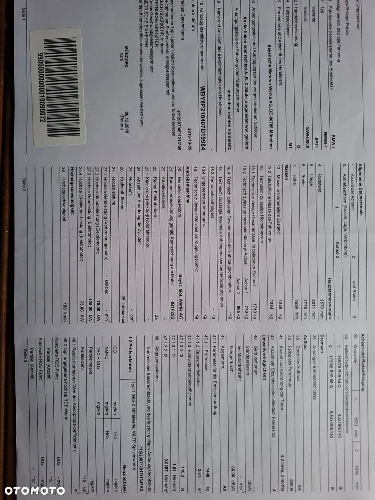 BMW i3 (94 Ah) - 12