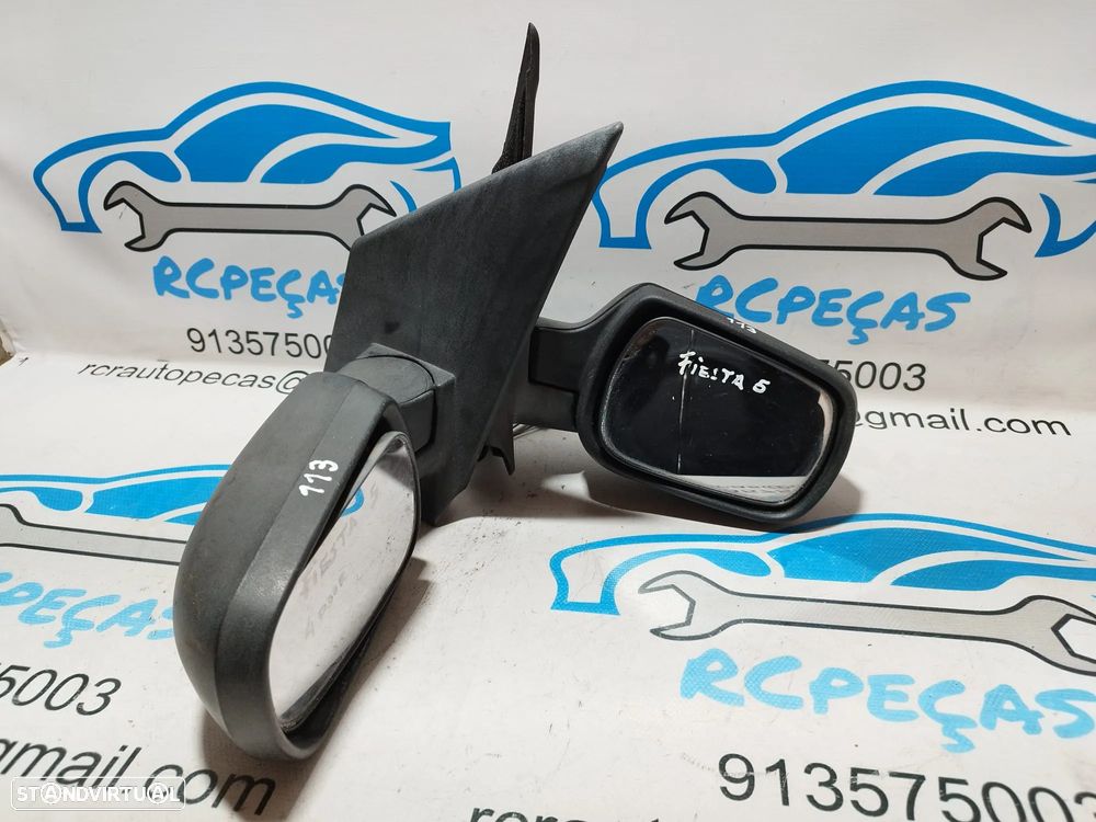 ESPELHO RETROVISOR ESQUERDO DIREITO FORD FIESTA V 5 MK5 2N1117682AN 2S6117683AM MANUAL ESPELHOS RETROVISORES - 4