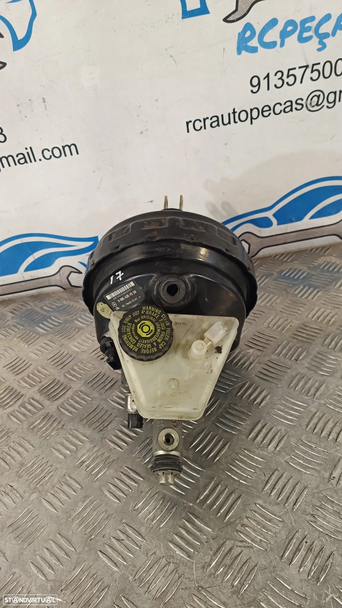 SERVOFREIO SERVO FREIO MERCEDES BENZ CLASS C W203 CL203 COUPE A0054304930 0054304930 CLASS C W203 CLK C209 BOMBA DEPOSITO RESERVATORIO LIQUIDO TRAVÕES - 6