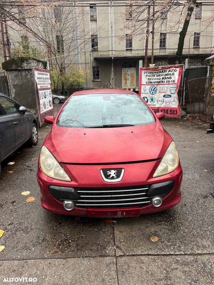 Bara fata Peugeot 307 CC cabrio facelift visiniu 2006 - 12