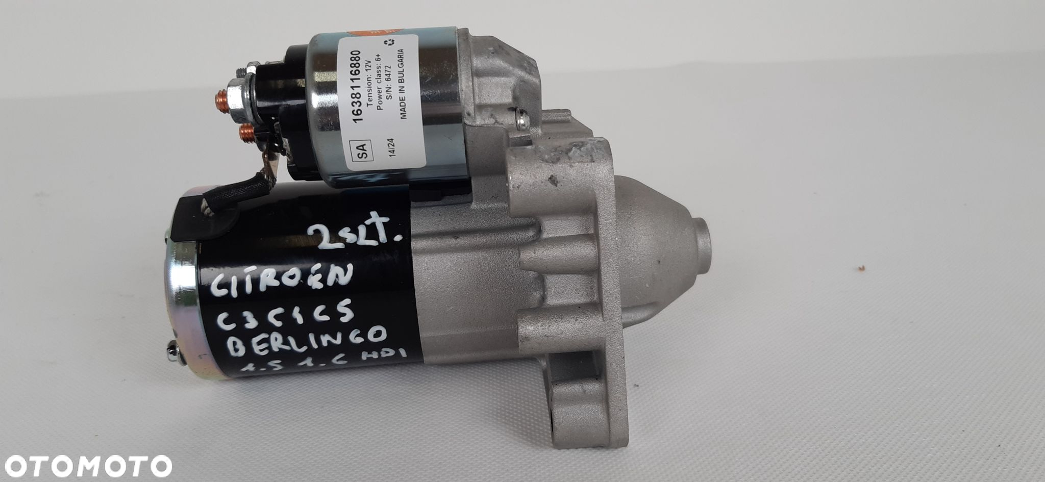 CITROEN C3 C4 C5 PEUGEOT BERLINGO 1.5 1.6 HDI ROZRUSZNIK 1638116880 - 5