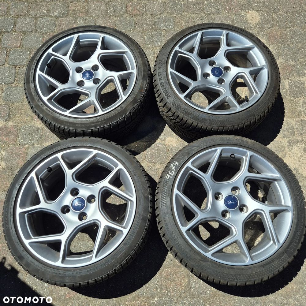 ZIMA KOŁA 205/45 R17 FORD FIESTA ST B-MAX +CZUJNIKI POWIETRZA - 1