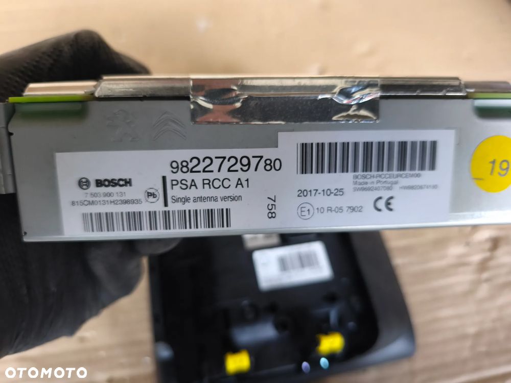 RADIO NAWIGACJA GPS WYŚWIETLACZ 982272780 CITROEN C3 III - 6