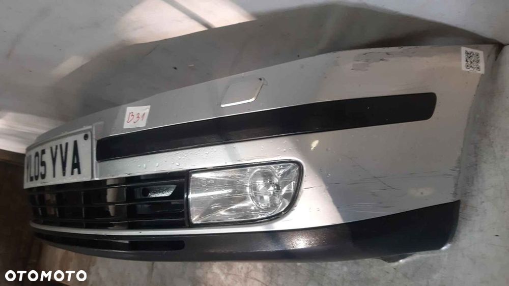 ^ ZDERZAK PRZÓD PRZEDNI DO SKODA OCTAVIA 2 II SPRYSKIWACZE LAMP XENON HALOGENY 9102 SREBRNY - 3