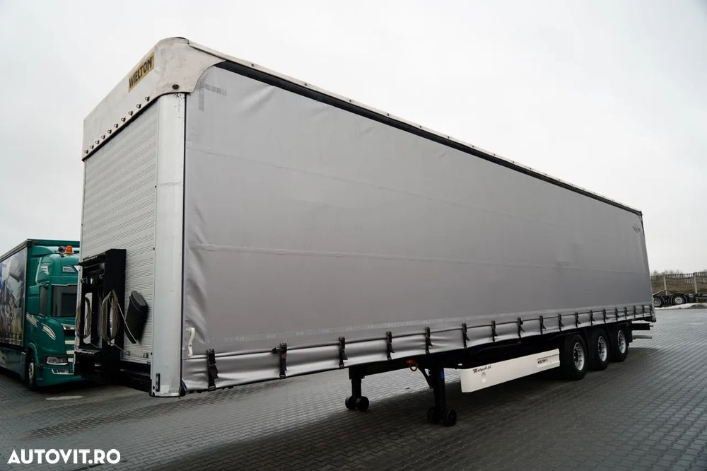 Wielton CORTINĂ WIELTON / MEGA / ACOPERIȘ CULISANT / SISTEM BDE - STALPINI CULISANTI / SAF / ACOPERIȘ ARMAT - 4