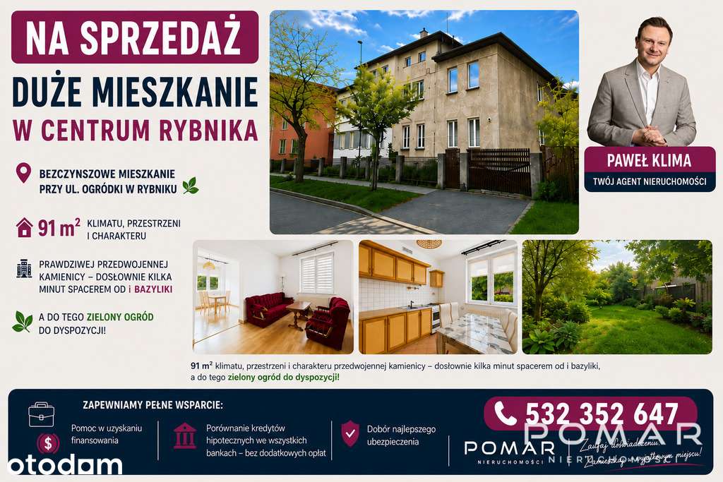 *Bezczynszowe mieszkanie w centrum Rybnika*