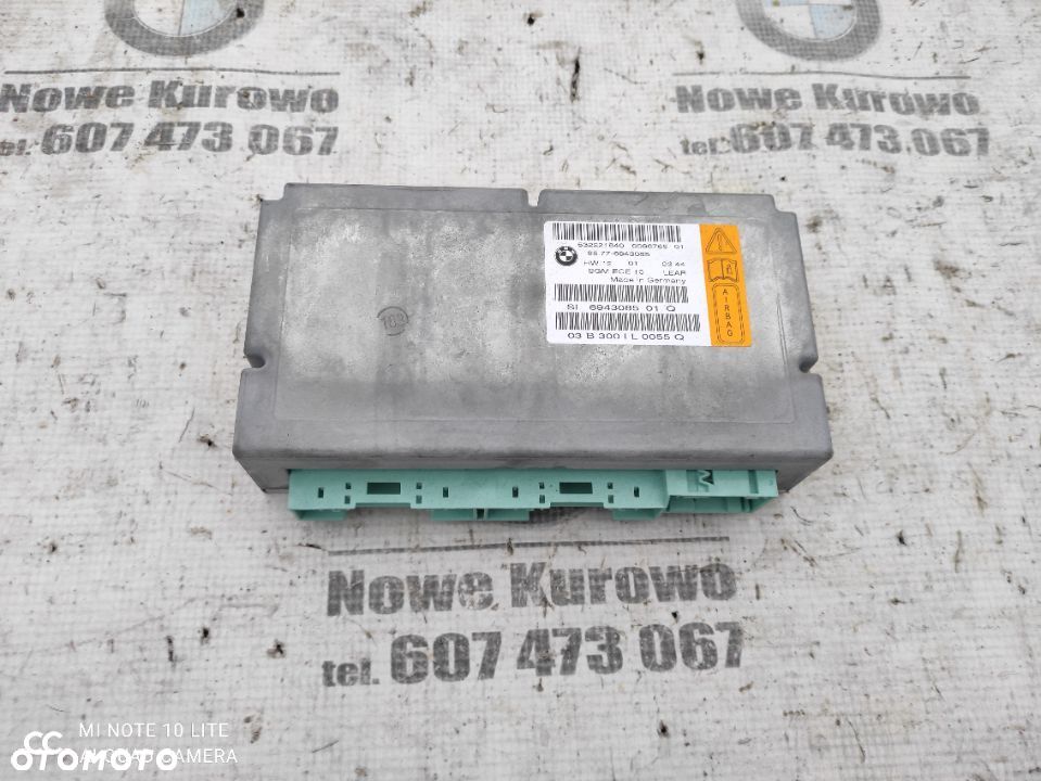 BMW E60 E61 Moduł Sterownik Poduszek Powietrznych Airbag 6943085 - 1