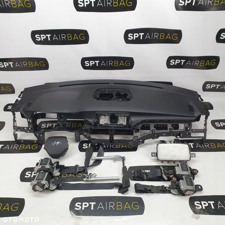 HYUNDAI TUCSON 3 III LIFT DESKA ROZDZIELCZA KONSOLA KOKPIT PULPIT PODUSZKI AIRBAG AIR BAG PASY KIT SET - 1