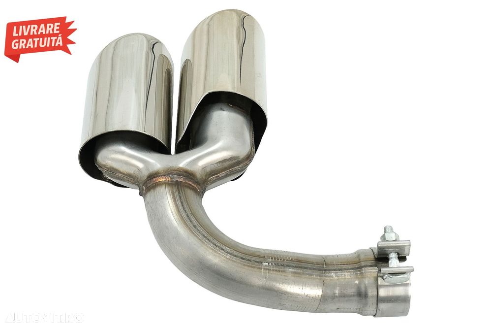 Ornamente Evacuare Porsche Cayenne 9Y0 SUV 3.0 (2018-up) Crom- livrare gratuita - 4