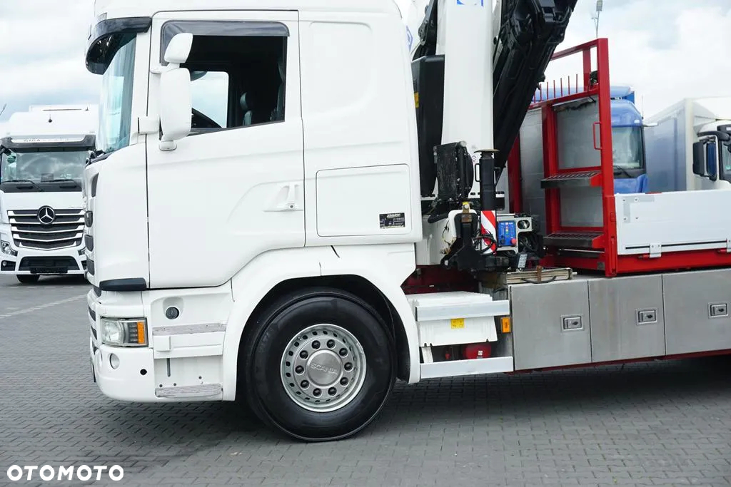 Scania G 490 / 6 X 2 / SKRZYNIOWY + HDS / HMF 3220 K7 / WYSIĘG 18,9 M - 18