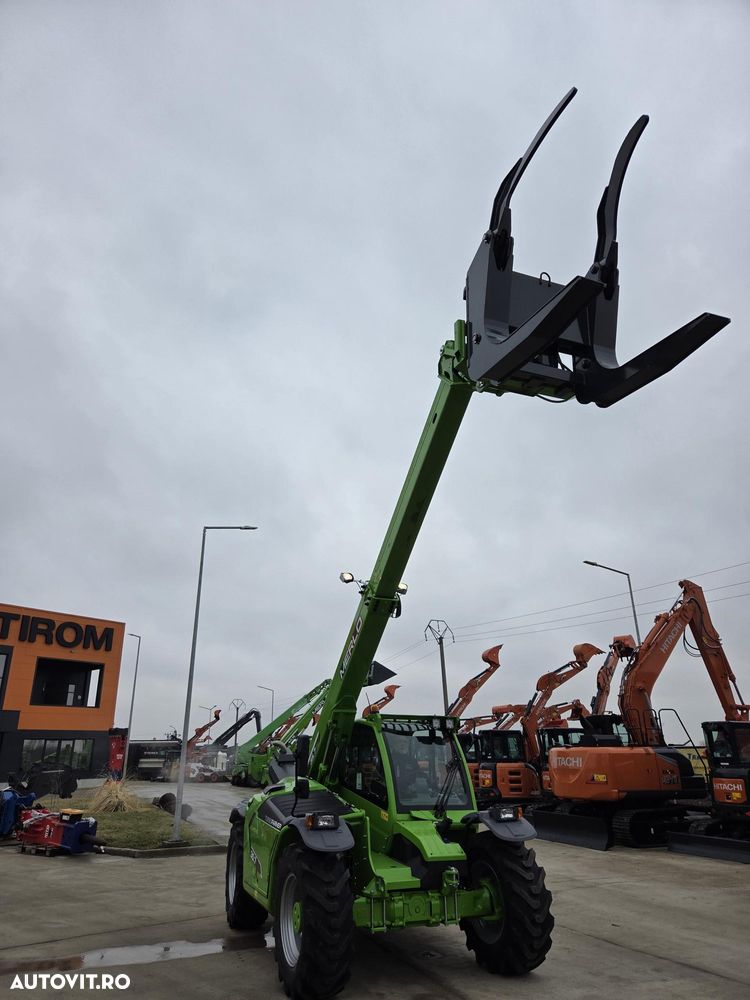 Merlo TF35.7-140, TELESCOPIC ridica 3,5t la 7m, 140CP Deutz, Aer conditionat, furci, cupa 3mc, graifer busteni, garantie 1 an, posibilitate leasing-PROMOTIE 85900 EUR+Tva - 9