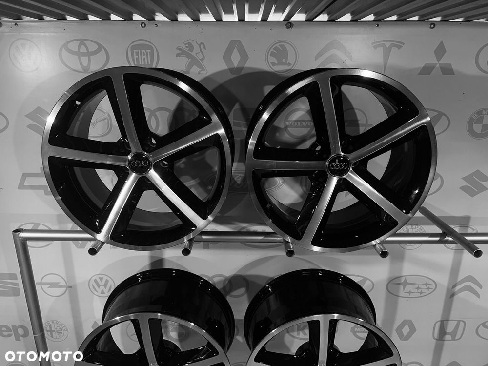 KOMPLET FELG FELGI ALU AUDI 8T0 8T A4 A5 S4 S5 A6 18 5X112 ET29 IDEALNE - 4