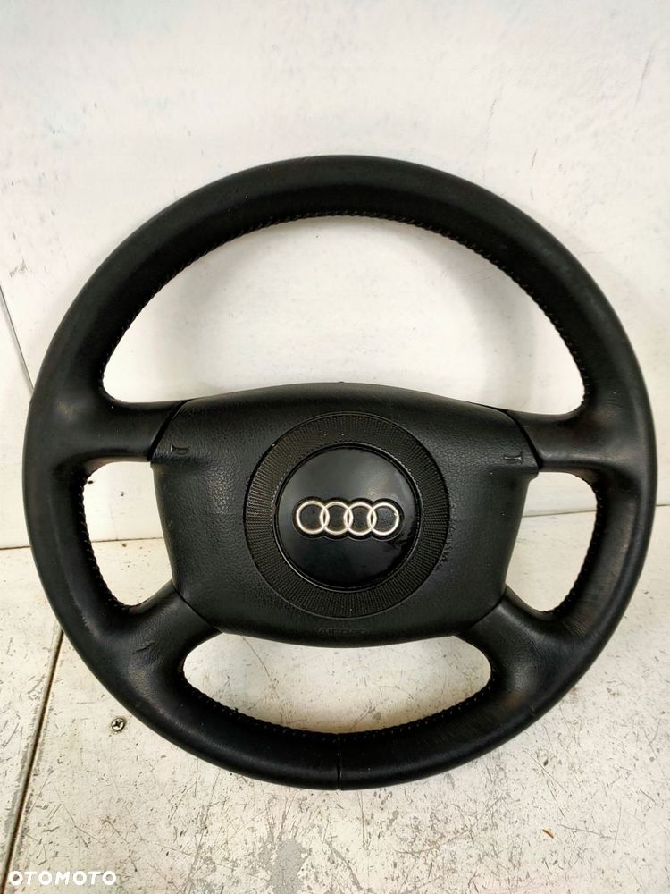 kierownica czteroramienna czarna skóra a4 b5 fl - 5