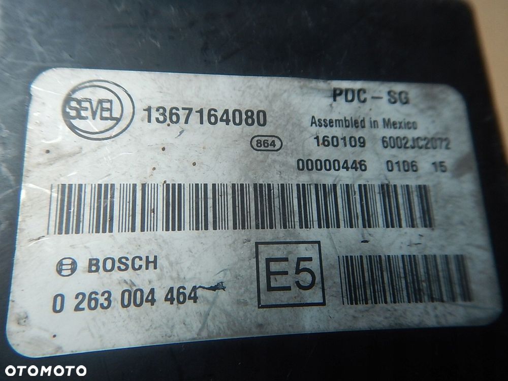 sterownik moduł pdc czujników parkowania ducato iii 1367164080 0263004464 - 3