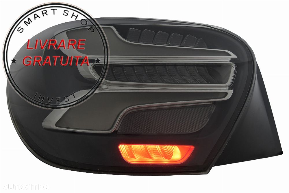 Stopuri LED Mercedes A-Class W176 (2013-08.2015) Facelift Design Fumurii cu Semnal- livrare gratuita - 12