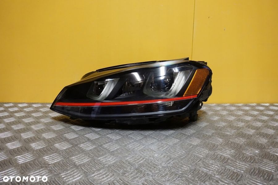 VW GOLF VII GTI 2015- REFLEKTOR LAMPA XENON Z LED LEWA USA - 1