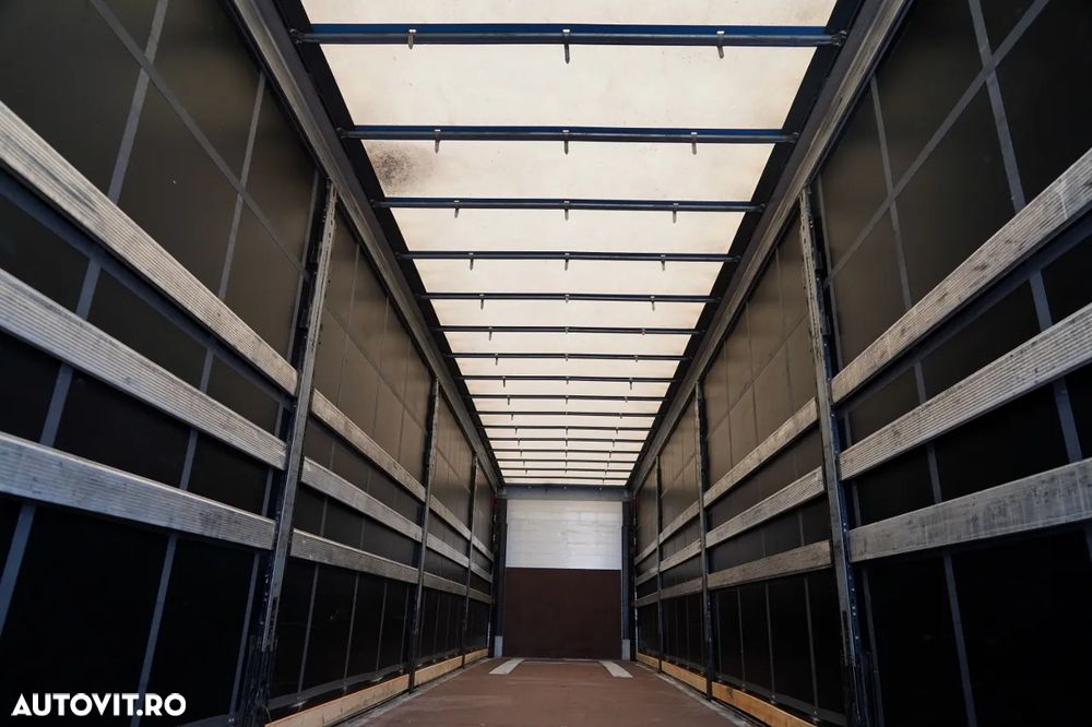 Schmitz Cargobull / CORTINĂ / MEGA / LVT / ACOPERIȘ RIDICAT / PUNȚ RIDICAT - 16