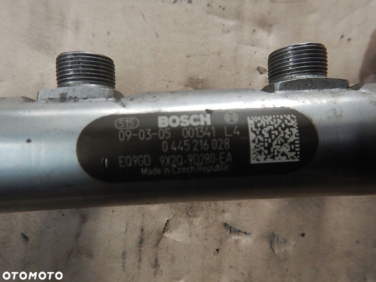 LISTWA WTRYSKOWA  CZUJNIK JAGUAR XF LAND ROVER 3.0D 0445216028 - 4