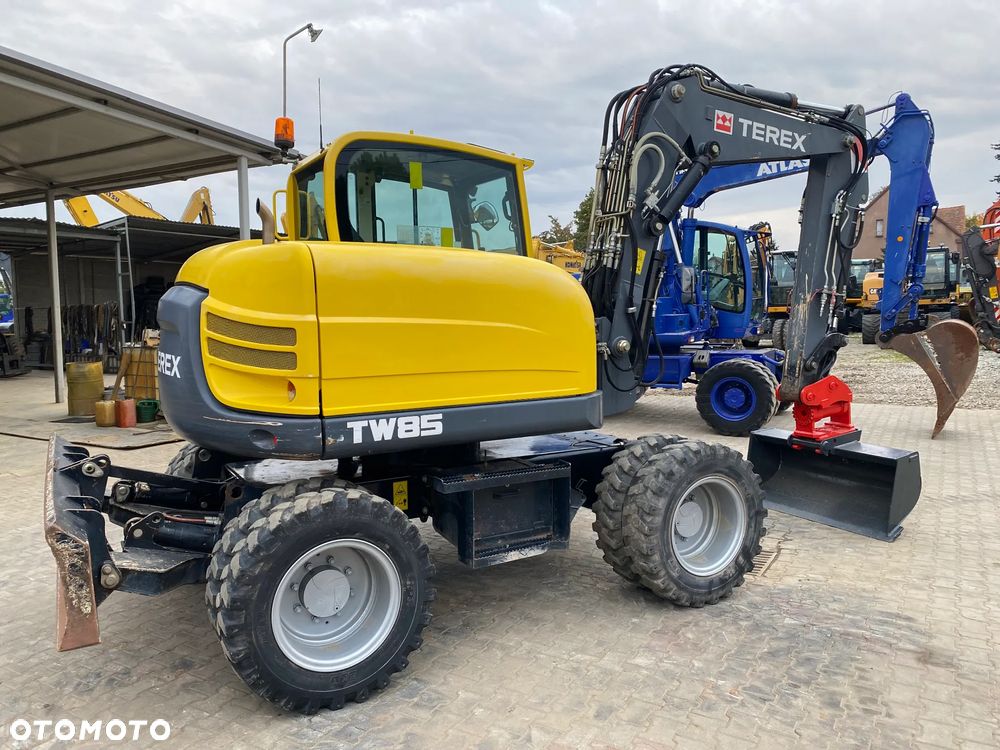 Terex TW85, GŁOWICA POWERTILT, 2 ŁYŻKI, RAMIĘ 3X ŁAMANE, KRÓTKI TYŁ, Z NIEMIEC, SUPER STAN, - 14