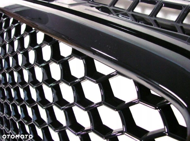 AUDI A4 B7 ATRAPA GRILL ŚRODKOWA CZARNA RS LOOK - 6