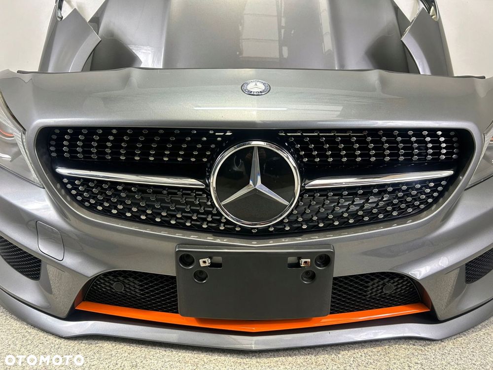 MERCEDES CLA W117 AMG PRZÓD ZDERZAK PAS LAMPY MASKA BŁOTNIKI 787 ORANGE ART - 4