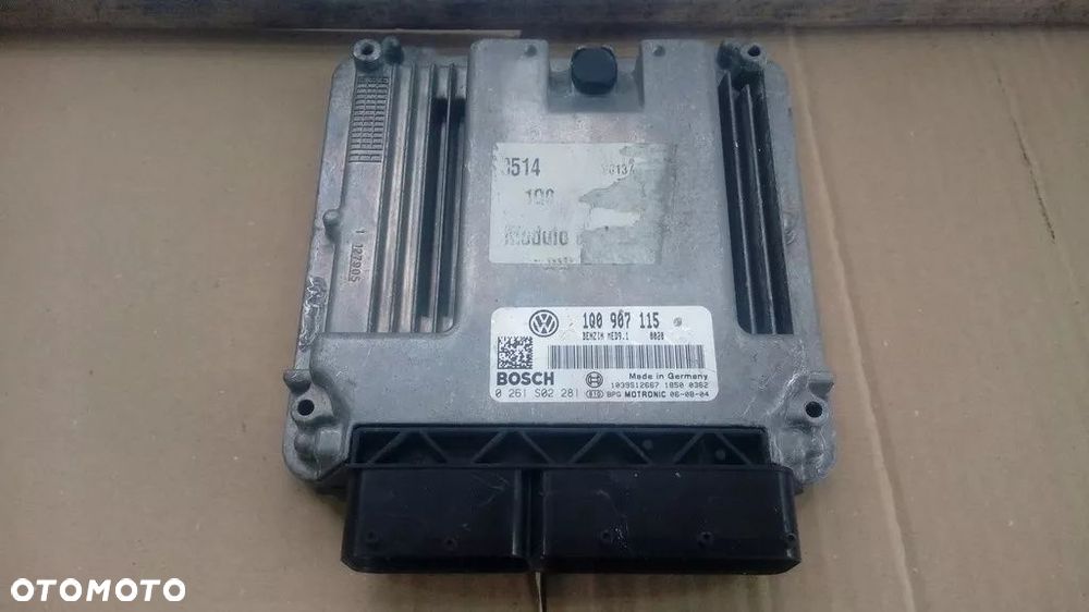 KOMPUTER STEROWNIK SILNIKA VW EOS 2.0TDI 1Q0907115 - 2
