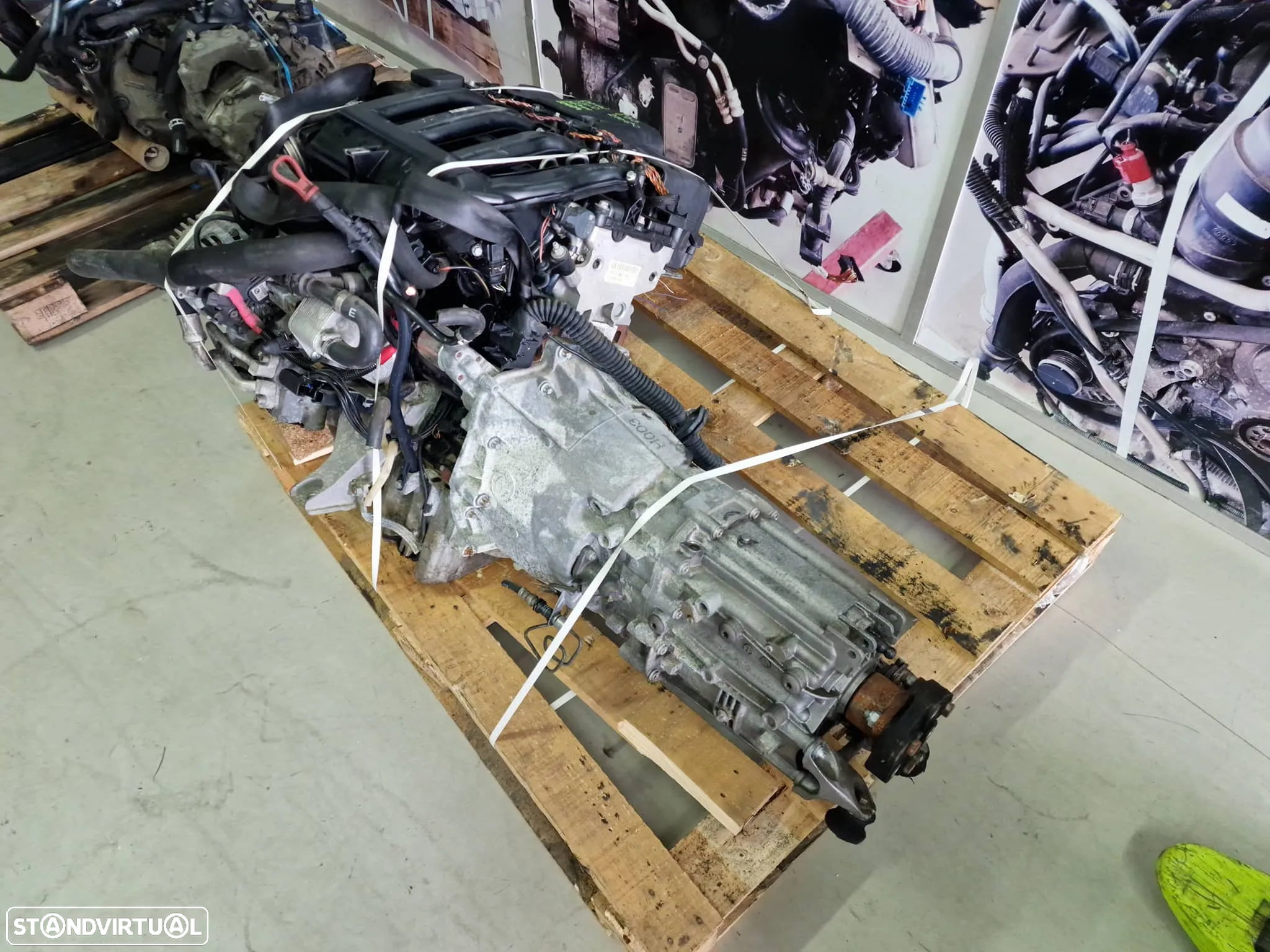 Motor BMW E90 320d 2006 de 163cv, ref 204d4 - 2