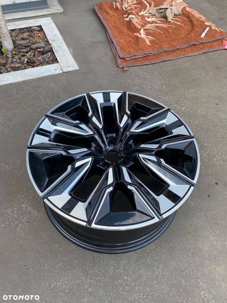 BMW 7 G70 i7 G70 X3 G45 STYLING 910i INDIVIDUAL 5A6F119 ORYGINALNA ! felga aluminiowa 21 cali 21” 9x21 ET24 5x112 9Jx21 ET 24 186139  03269 - 2