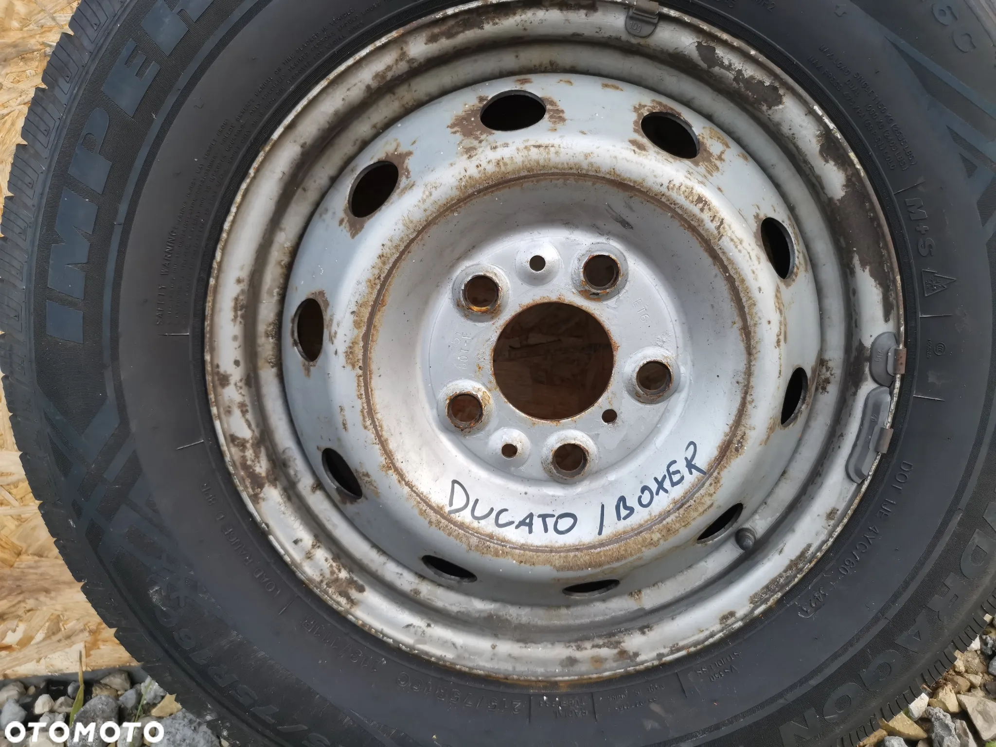 Ducato Boxer koło zapasowe zimowe 215/75 R16C Imperial Snowdragon VAN - 2