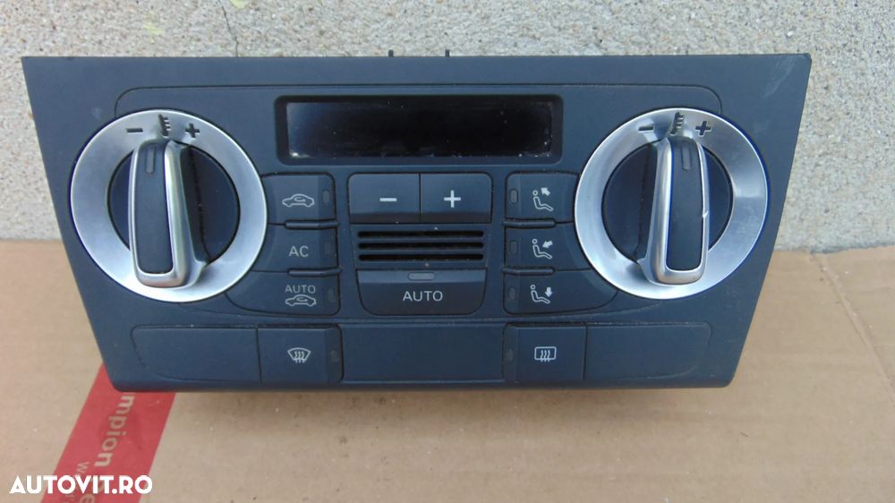 Panou clima dublu climatronic Audi A3 8P an 2008-2013 cod 8P0820043BG - 2