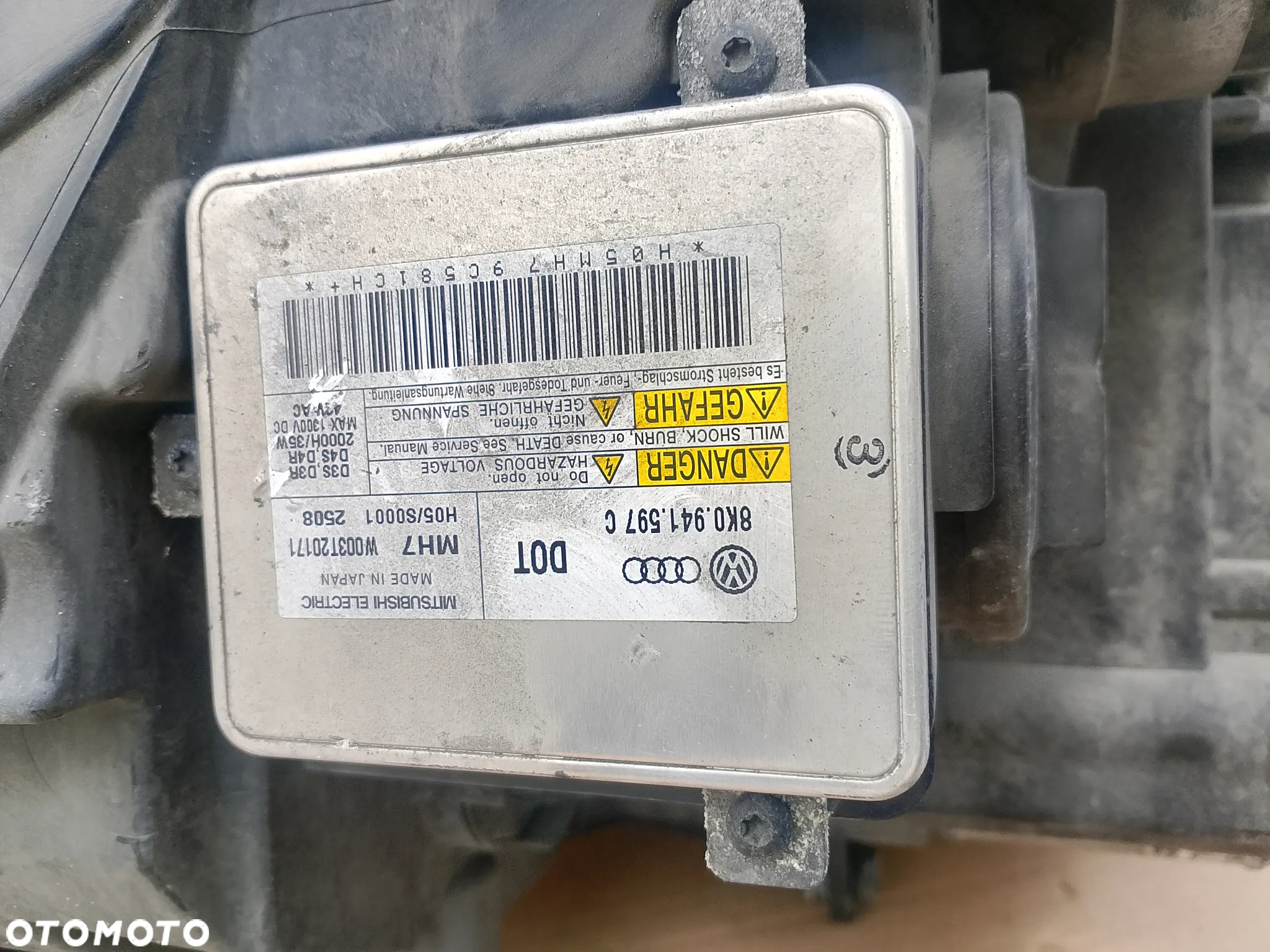 Lampa Bi-xenon prawy Volkswagen T5 Lift Europa 7E5941016 - 4