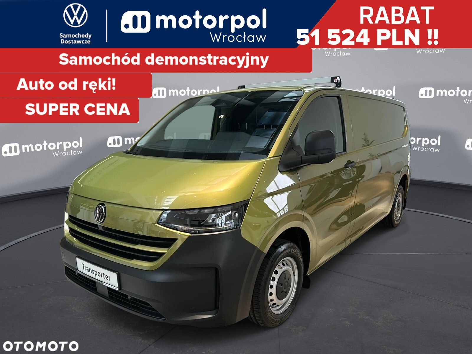 Volkswagen Transporter T7 DEMO Furgon (L2) AUTOMAT, 2.0 TDI 170KM, r.o. 3500 mm - 1