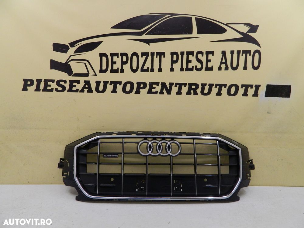 Grila radiator Audi Q8 S-Line facelift,  2019, 2020, 2021, 2022, 2023, cod origine 4M8853651. - 2