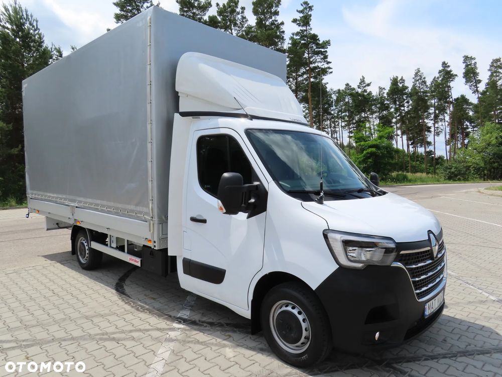 Renault Master 2.3 dCi 163 Km WZMACNIANY Plandeka 10 Euro Palet, Skrzynia 4870 mm Długa, 2550 Wysokość, MOŻLIWA FIRANA Stan Jak NOWY Gotowy Dostępny POLECAM - 8