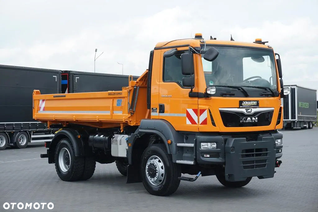MAN TGM / 18.250 / E 6 / 4 X 4 / WYWROTKA 3 STRONNA / ŁAD. 10 060 KG / JAK NOWY - 29