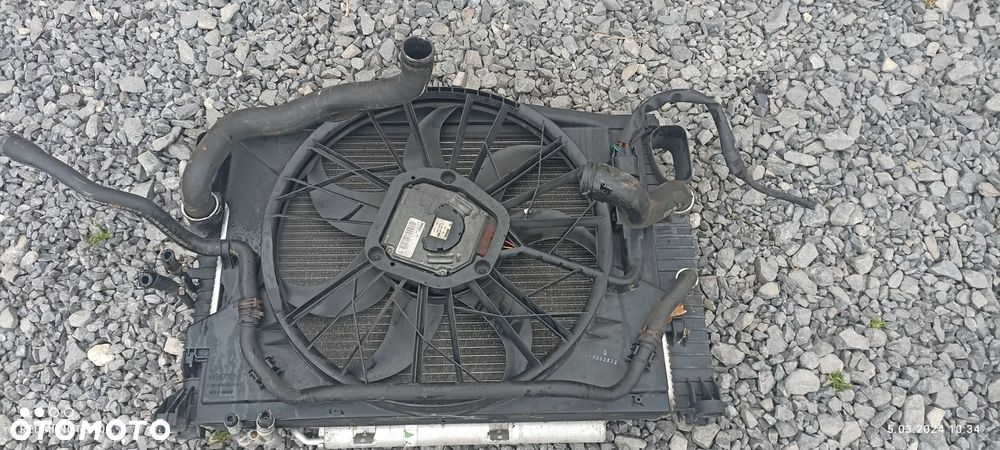 MERCEDES W211 W219 2.2 2.7 3.0 V6 CDI WENTYLATOR CHŁODNICY - 1