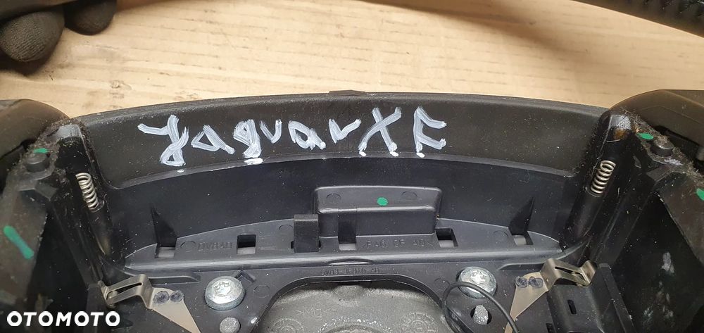 Kierownica multifunkcyjna multifunkcja skórzana skóra łopatki Jaguar XF X250 8X23ABLEG - 9