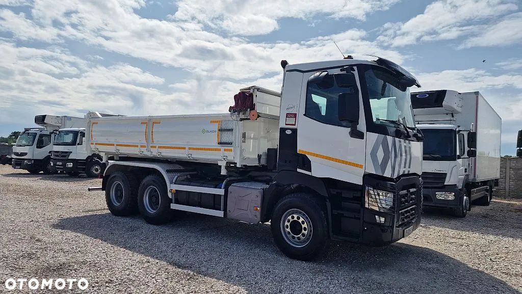 Renault c430 6x4 Wywrotka trzystronna Hydroburta, Jak Nowe - 1