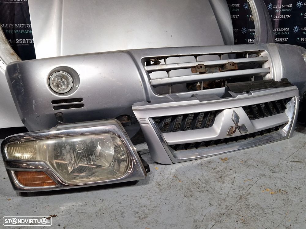 Frente completa usada MITSUBISHI PAJERO V60 MK3 capot parachoques oticas guardalamas SHOGUN - 4