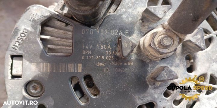 Alternator 2.5 TDI 070903024F Volkswagen VW Transporter T5 [2003 - 20 - 2