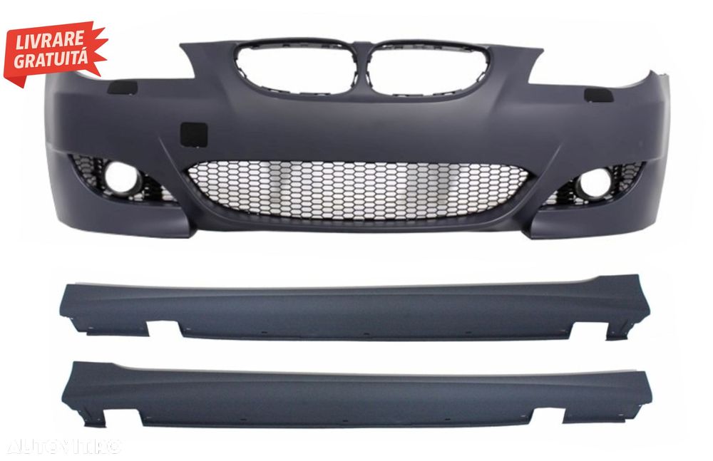 Bara Fata BMW Seria 5 E60 E61 (2003-2010) cu Praguri laterale M5 Look- livrare gratuita - 1