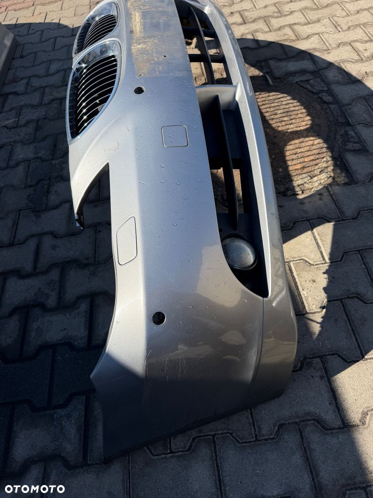 Zderzak przód przedni e60 e61 przedlift A08 Silbergrau kompletny pdc spryskiwacze - 2