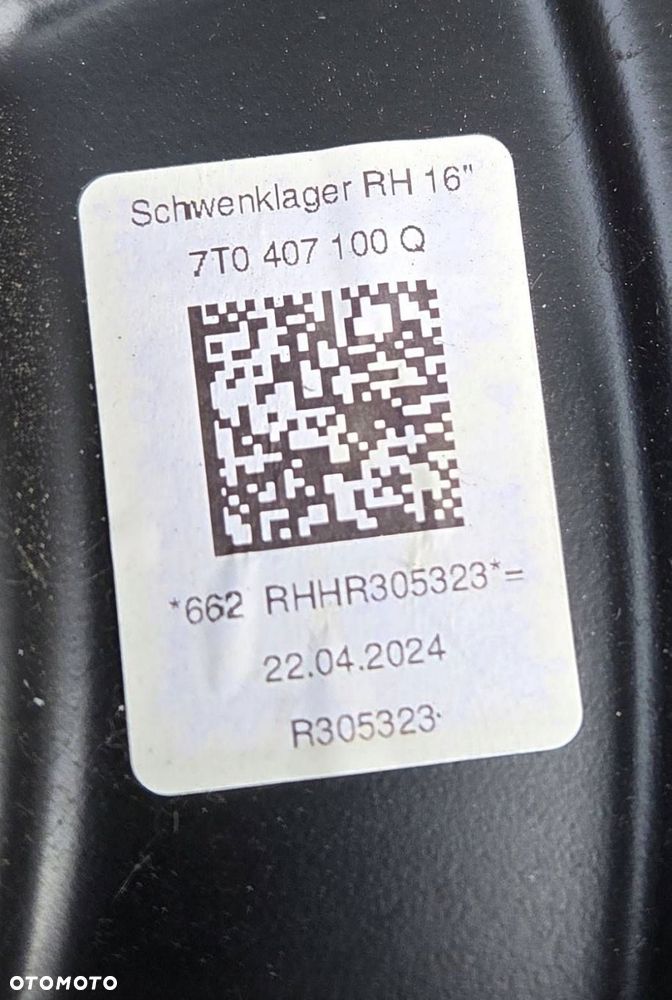 volkswagen multivan t7 zwrotnica piasta przednia przód prawa 7t0407254b - 6