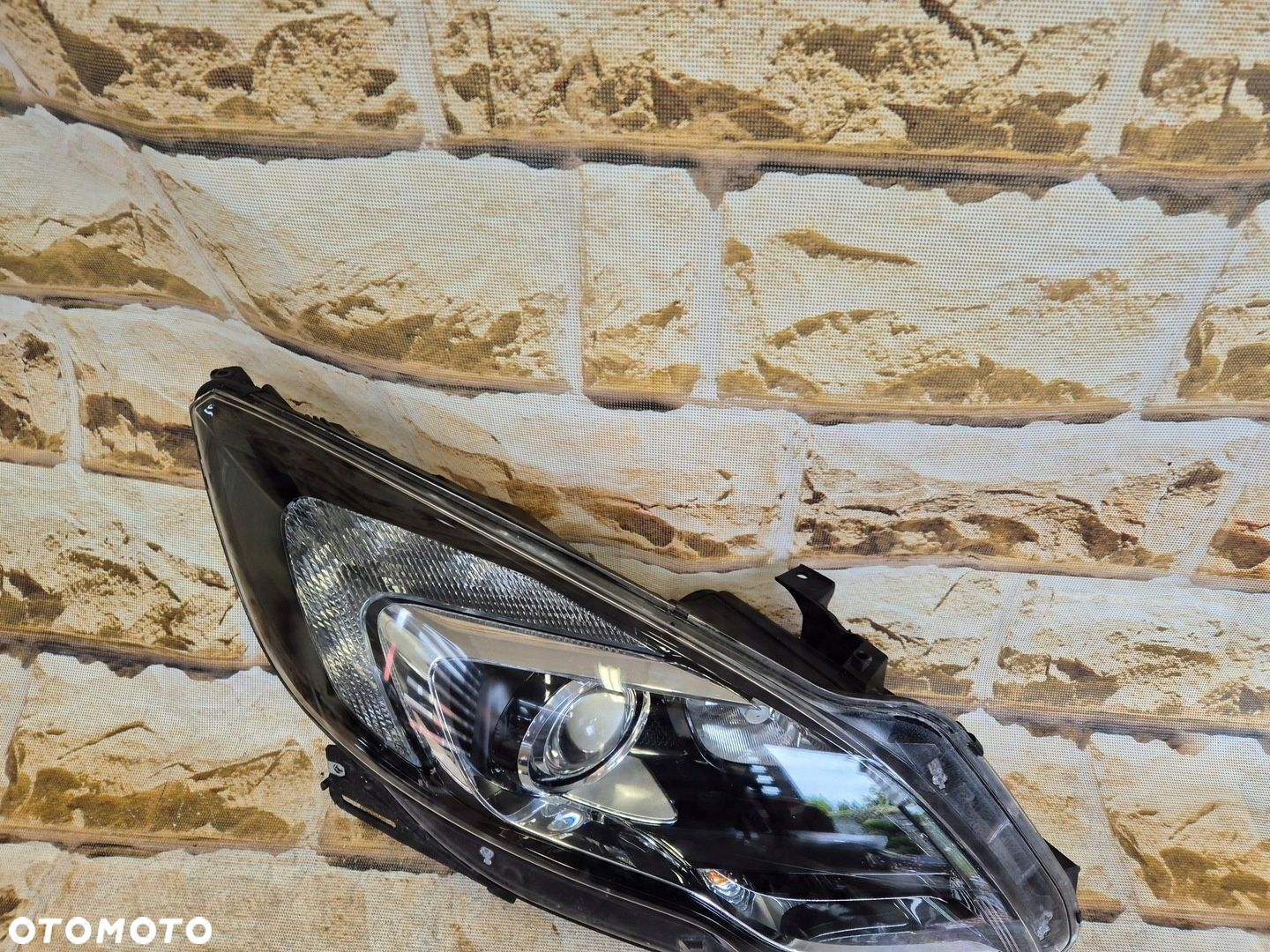 opel zafira c xenon skrętny z ledem europa prawa lampa - 2
